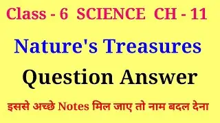 nature's treasure class 6 question answer | class 6 science curiosity chapter 11 question answer