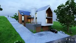 Hill House | A House Design for a Sloped Land | House relax mountain