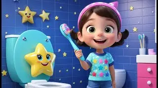 Brushy Brush Time &mdash; Shine Like a Star! | Fun Toothbrushing Song for Kids | Healthy Habits Rhyme