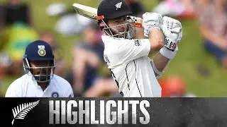 Williamson and Taylor Give NZ Lead | FULL HIGHLIGHTS | BLACKCAPS v India | 1st Test - Day 2, 2020