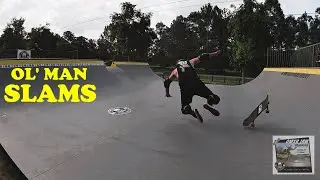 OL' MAN SLAMS! PIMPAMA MINI RAMP SKATE JAM // OMSR // PUSH BY PUSH