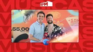 Calum Scott e Daniel Fontoura cantam a mesma m&uacute;sica no Karaoke! - RFM no ROCK IN RIO 2024