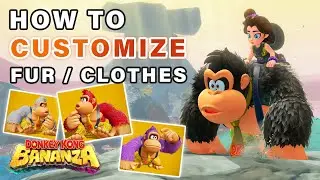 How to Change Fur and Clothes | Customization ► Donkey Kong Bananza