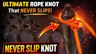How To Tie a Super Strong Rope Knot for Heavy Load | Easy Method | knotting | Camping | Amazing knot