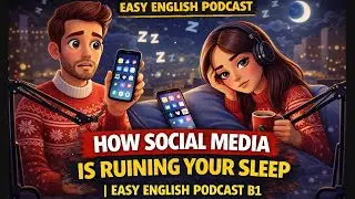 How Social Media Is Ruining Your Sleep 😴 | Easy English Podcast (B1)