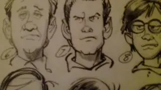 Arte original comics Jack Davis y Duck Edwing