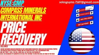 PRICE RECOVERY : CMP STOCK ANALYSIS | COMPASS MINERALS INTERNATIONAL STOCK