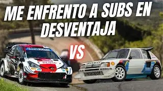 Me enfrento a SUBS en el WRC 10 usando COCHES INFERIORES