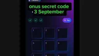 Onus tap tap tap secret code 3 September | onus daily secret code | How to claim onus airdrop update