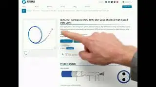 LSRC3101 Aerospace LVDS-100&Omega; Star-Quad Shielded High-Speed Data Cable