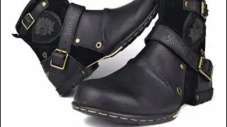 Quality Handmade Genuine Cow Leather Ankle Boots Martin Boots With Fur EU 38-45 @shopatronics