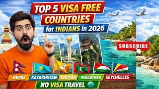 Top 5 Visa Free Countries for Indians in 2026 | No Visa Travel 🌍 | bitesandbackpacks🔥❣️💯