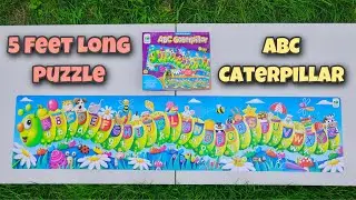 THE LEARNING JOURNEY &bull; 5 FEET LONG PUZZLE &bull; ABC CATERPILLAR