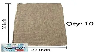 10 22x36 Burlap Bags Burlap Sacks Potato Sack Race Bags Sandbags Gunny