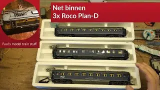 Net binnen! 3x Roco Plan D met verlichting