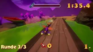 Spyro 3: Year of the Dragon (Reignited Trilogy) - Skate Race Hunter