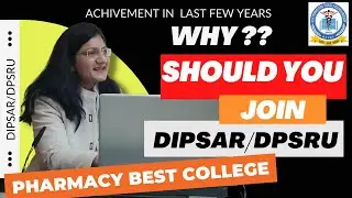 DIPSAR/DPSRU Pharmacy College In Delhi | Why Should You Join To this College | Govt. Pharma College