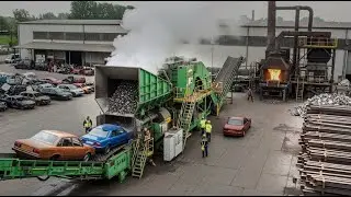 Do Old Cars Really Become Railway Tracks? (Full Recycling Process)