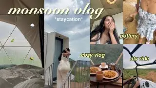 Monsoon Getaway *vlog*🌧️🍃 cozy & adventurous staycation in Rajasthan!!