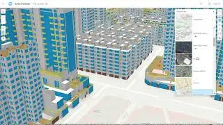 Examining 3D building models with interactive mapping tools