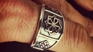 СЕКИРА ПЕРУНА ОБЕРЕГ -- Кельтские медальоны и кольца ручной работы.