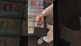 Steph Curry signs some new trading cards getting ready to release with inscriptions!