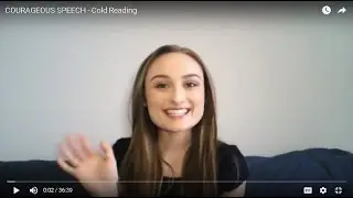 COURAGEOUS SPEECH - Cold Reading