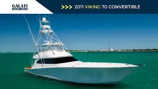 2011 Viking 70 Convertible For Sale &ndash; Upgraded Sportfish Yacht w/ Seakeeper & MTUs