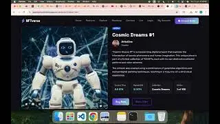 NFT Marketplace website development.