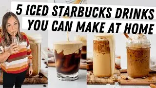 5 Iced Starbucks Drinks You Can Make at Home (Dairy Free)