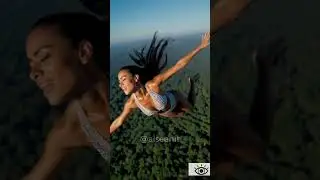 Flying girl