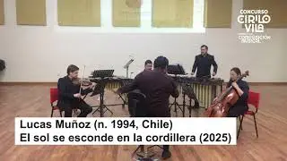 Lucas Mu&ntilde;oz (n 1994, Chile) &ndash; El sol se esconde en la cordillera (2025)