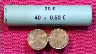Поиск монет евро 50 центов, апрель 2022 г., Ватикан