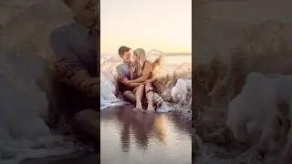 ADORABLE and creative couples photoshoot idea! Send this to your love #photoideas #tutorial #couple