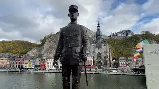 Climbing up 408 Steps (dating 1577) to the Citadel in Dinant