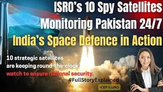 ISRO&rsquo;s 10 Spy Satellites Monitoring Pakistan 24/7 | India&rsquo;s Space Defence in Action