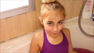BAÑO DE GELATINA de purpurina rosa de algodón de azúcar 🛁 Gelatina gelli baff - Silvia Sánchez
