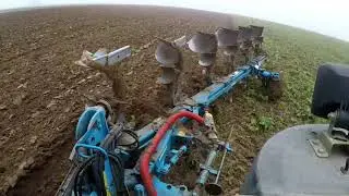 Labour d'hiver 2019 en plein d&eacute;gele | Fendt | Lemken variopal 8 | gopro