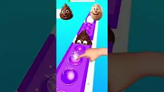 Poop vs egg Happy pop run! Lvl.25 #shorts