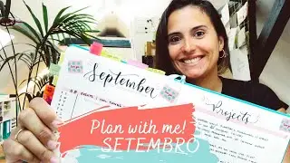 Plan with me I September 2020 I Monthly log & Reflection Bullet Journal