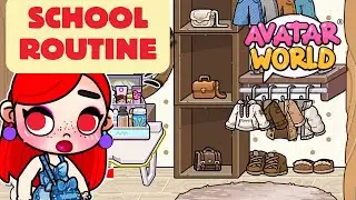 School Morning Routine Avatar World  #avatarworld #avatarworldgames  #avatarworldgameplay