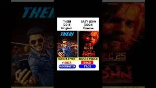 Theri vs Baby John movie comprise end box office collections would wide Remak vs ORG Movie Comprise