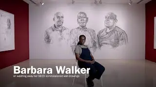 Barbara Walker: On washing away her wall drawings