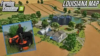 Louisiana Map, Husqvarna Mower, Bourgault Seeder, & More! | FS25 New Mods