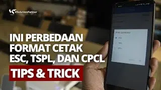 PERBEDAAN FORMAT CETAK ESC, TSPL, DAN CPCL PADA PRINTER THERMAL