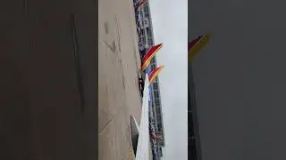Landing flight in Austin Texas Airport