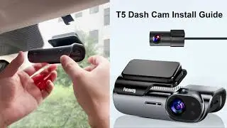 How to install and wire FocuWay T5 dash cam?