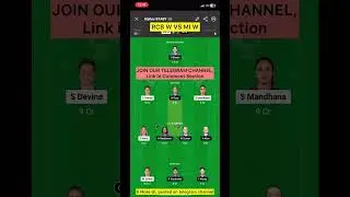 RCB W vs MI W 6 GL Teams| Rcb vs Mi WPL Dream11 Predictions