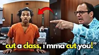 Entitled Teen Acts Like A Thug... Judge Fleischer EXPLODES | 