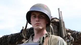 Turning a rusty M1 helmet into a WWII US Navy Beach Battalion helmet for reenacting!